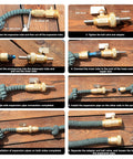 Expandable Telescopic Garden Hose End Adapter With Shut Off Valve And Repair Kit Fits Three Quarter Inch GHT installation guide