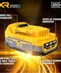 20V Max PowerStack Lithium Ion Battery Pack Set Of 2 Beefed Up Power With 50 Percent More Punch Longer Lifespan Compact Design