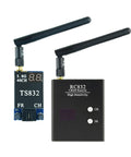 5.8GHz FPV Transmitter And Receiver For Drones, 600mW, 40 Channels, Over 2km Open-Field Range with antennas and controls