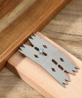 Heavy Duty Stainless Steel Bench Dogs Kit with 6 clamping dogs, securing wood piece for router sleds CNC projects and panel flattening.