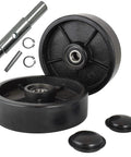 Heavy Duty Pallet Jack Wheel Kit For L2000U L2300U And LHM230 Non Marring Replacement Wheels With Axles And Fasteners Greased And Ready To Roll