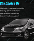 Black Chrysler Pacifica showcasing benefits of Beefed-Up Timing Chain Kit for 3.6L V6 Engines Fit 2016-2024 models