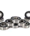 R12 2RS Ball Bearings 3/4 X 1-5/8 X 7/16 Inches With Double Rubber Seals Chrome Steel Durable 10 Pack Displayed