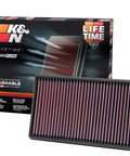 Box and High Flow Engine Air Filter For Audi A1 A3 Q2 Q3 TT 2013 To 2025 Premium Washable Air Filter To Boost Power Acceleration