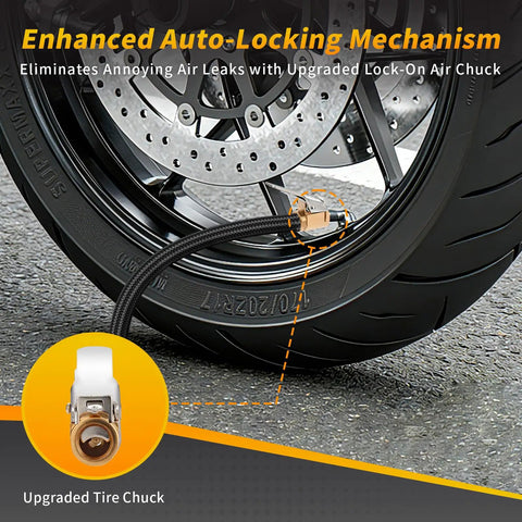 4 Pack 8mm Brass Tire Air Chuck Quick Connect Adapter For Twist On To Lock On Inflation No Air Loss Valve on tire