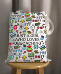 Geocache Tote Bag For Cachers And Outdoor Lovers Great Gift For Geocachers Who Live For The Hunt Durable Canvas With Waterproof Coating