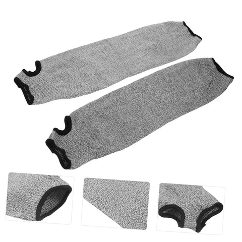 Tough As Nails Cut Resistant Forearm Sleeves Two Pack Heavy Duty Welding Arm Guards With Secure Grip For Gardening Mechanic Jobs And Daily Grind Safe Comfortable Shield For Men And Women