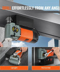High Performance Brushless Magnetic Drill Press Low Profile Portable Design Light Weight for drilling at any angle on steel beams.