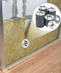 Six Hundred Pieces Foam Board Fasteners With One And One Eighth Inch Galvanized Metal Washers For Easy Foam Board Fixing And DIY Installation No Fuss For Home Improvement Projects And Craft Displays.