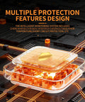 Image of a transparent protective casing showcasing the internal components of the Heavy Duty 20800mAh Mini UPS Battery Backup.