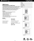 Technical specifications sheet for 1 Gang SPST In-Wall 24 Hour Electromechanical Timer For Indoor Outdoor Lighting And Equipment With 20 Amp Capacity