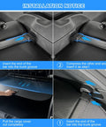 Installation of Retractable Cargo Cover For Subaru Crosstrek 2024 2025 2026, Trunk Privacy Shade Screen, easy tool-free process