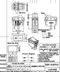 Beefy HY60E 4 Pin 20A 125V 250V 2HP Industrial On Off Rocker Push Button Switch For Reliable Power Control In Home Garage Workshop Tools Built To Last And Easy To Install, technical drawing