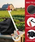 Grab And Go Manual Backpack Spreader For Agriculture Portable Broadcast Spreader And Topdressing Tool with Oxford Bag