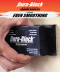 Six Piece Flexible EVA Foam Auto Body Sanding Block Kit for Wet or Dry Sanding used on car panel, hand holding block