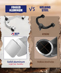 Comparison of Built Tough Forged Aluminum Upper Control Arm For Ford F150 2004 To 2020 vs welding steel alternatives.
