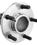 Front view of Pair Rear Wheel Bearing And Hub Assembly For Mazda 3 2004 To 2013 And Mazda 5 2006 To 2017 Pro Grade Durable Kit