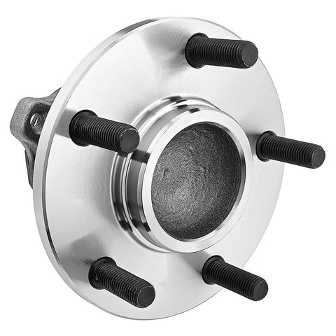 Front view of Pair Rear Wheel Bearing And Hub Assembly For Mazda 3 2004 To 2013 And Mazda 5 2006 To 2017 Pro Grade Durable Kit