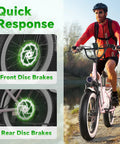 Two Seater Fat Tire Electric Bike With 1300W Peak Motor, 48V 20Ah Large Removable Battery 960Wh, Up To 80 Miles Range, 30 Plus MPH, 20 Inch By 4.0 Inch Fat Tires For Adults, Pink with front and rear disc brakes