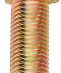 Top Tier Heavy Duty Beef Grade 8 Hex Cap Screws 7/16-20 X 1-1/4 Inch Yellow Zinc Plated Steel close-up view.