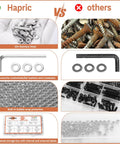 Comparison of 172 Piece M6 Screws Assortment Kit For DIY Projects And 3D Printers Including M6 Sizes 8mm 10mm 12mm 16mm 20mm 25mm 30mm 35mm 304 Stainless Steel Hex Socket Head Screws With Nuts Bolts And Washers Set and rusted screws