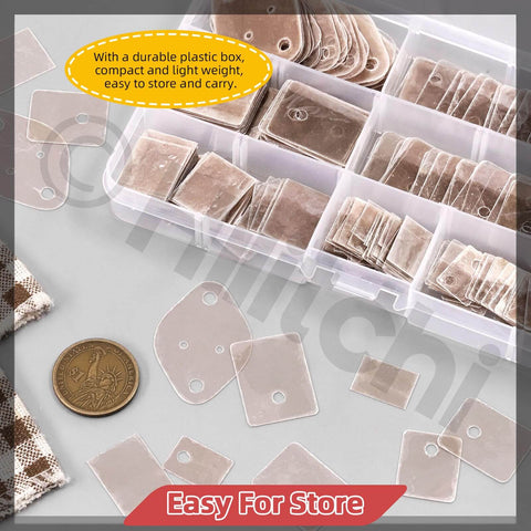 420 Piece Mica Insulator Sheet Assortment Kit For TO 220 TO 3P TO 3P11 TO 3PL And TO 3 With Holes And Without Holes