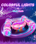 Colorful Gesture Sensing RC Stunt Car With Hand Control And Remote 360 Degree Rotating 4WD 2 4GHz RC Toy Car With Lights
