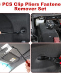 Seventeen Pcs Hook And Pick Tool Set With Scraper For Auto Clip Removal Pliers and Fastener Remover in car trim usage