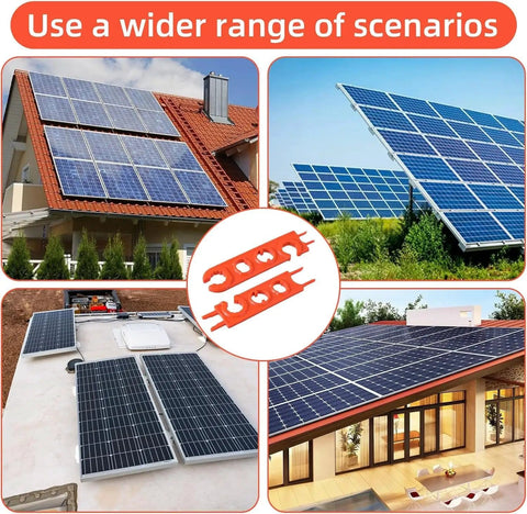 Solar Panel Connector Wrench Kit For MC4 Cables 1000V To 1500V Wrench Easy Assembly And Disassembly Crimp Tool in solar setups