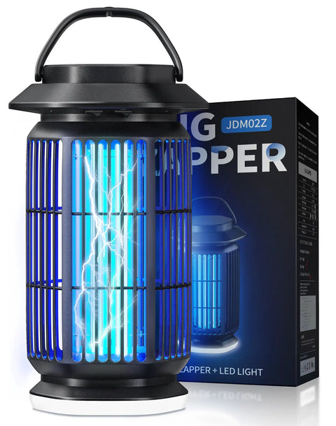 Beast 4000V Outdoor Bug Zapper With Built In Night Light Electric Mosquito Killer Waterproof ABS Shell Indoor Outdoor Fly Trap