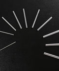 Pro Grade Pin Gauge Set M1 0.061-0.250 Inches, 190-Piece Class ZZ Steel Pin Gauges With Storage Case, Ultra Precise Measurement Tools With Tight Tolerances 0.0000 To -0.0002, HRC 60-62, steel pin gauges laid out on black surface