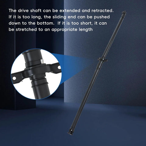 Heavy Duty Rear Driveshaft Assembly For Honda Cr-V 4x4 Awd 1997 2001 showing extendable and retractable design.