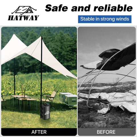 Heavy Duty Canopy Water Weights 88 Lbs Set Of 4 Will Not Blow Away 4 Water Bags For Pop Up Canopy Gazebo Tent 10L in use outdoors