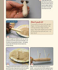 DIY Wooden Fishing Lure Crafting And Painting Guide Featuring 11 Proven Designs For Crankbaits Swimmers And Poppers So You Can Kick Tail On Finicky Fish Near Shore Or Deep - applying glue and sawdust to lure