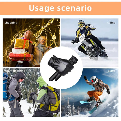Buttery Soft Leather Gloves For Men With Touchscreen Compatible Fingertips And Plush Cashmere Lining Ride Ready daily use for shopping, riding, and skiing.