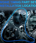 EA888 Engine Timing Chain Kit With Timing Cover Camshaft Bracket For Audi VW 2.0 TSI TFSI 2008-2015 installation diagram