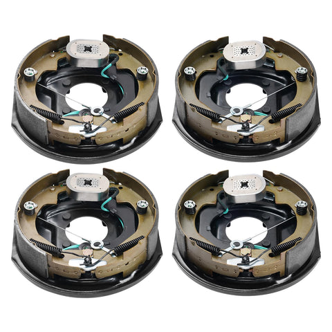 Amazon VEVOR electric trailer brake assembly set, 10 x 2-1/4 in, self-adjusting, 4-pack (2R+2L) with backing plates
