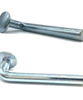 Heavy Duty Pallet Rack Safety Drop Pin Round Top Hat Three Quarters Inch Pin With 0.300 Inch Width And 3.025 Inch Height Beam Lock