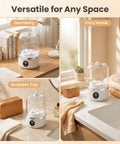 Pocket Sized Rechargeable Mini Washing Machine Wash Your Damp Threads With Ease For Gym Kits Socks Undies And Baby Rags Quick Travel Laundry Hack, shown in cozy home and dorm settings.