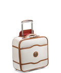 Chatelet Softside Underseat Carry On Luggage With Two Wheels Angora Ecofriendly Recycled Fabric and Vegan Leather Trim