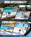 Flow Switch Replacement For Hayward Salt Systems And Salt Cells With 15 Ft Cable Compatible With GLX-FLO-RP, GLX-FLO-HP, And OPT-FS installed on pool pipe