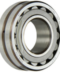 Premium Spherical Roller Bearing With C3 Clearance And Pressed Steel Cage for 30mm straight shaft mounts, steel construction.