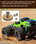 1 16 Scale RC Car Spur Gear 16401Y With Pinion 16392B Beefed Up Powder Metallurgy Fits H16GT H16DR H16BM in action