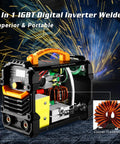 Stick Welder 160 Amp Arc And Lift TIG 2 In 1 Welding Machine with open view showing components and copper transformer