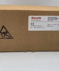 Box packaging for IndraLogic L20 CML20.1-NP-120 PLC CPU Module with part number R911306455-105, showing label details.