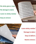Comparison of Non Slip Stair Treads For Wooden Steps, Machine Washable Soft Stair Rugs For Kids Elders And Pets with others.