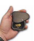 Rock Key Hider Faux Stone With Hidden Slot For Spare Keys In The Garden Or By The Garage held in hand showing key slot