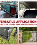 Heavy Duty Steel Dump Trailer Hinge, Weld On Trailer Door Hinge for versatile applications in trucks and gates.