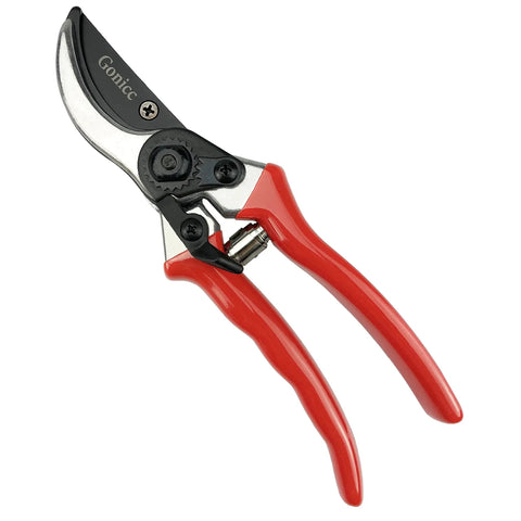 8 Inch Bypass Pruning Shears For Garden And Bonsai Heavy Duty Sharp Pruner With Drop Forged Steel Ultra Fine Polish Ergonomic Handle