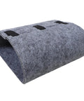 Self Adhesive Soundproof Foam Boards For Ac Compressor Units With Thick Sponge Noise Reduction Blanket For Outdoor Ac Soundproofing, gray felt wrap.